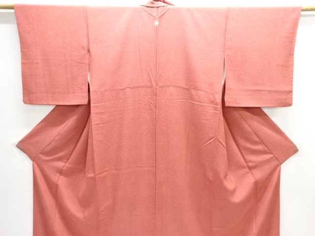  抽象模様一つ紋江戸小紋着物(重ね衿付き)